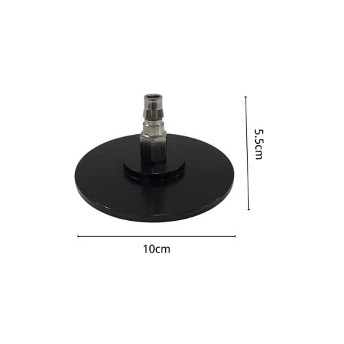 4.0x2.1 Inches Powerful Suction Base Cup Adapter Fit for Lovense Vac-U-Lock Machine Air Connector Device Attachments Accessory Gift (Black) - color: Black