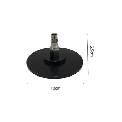 4.0x2.1 Inches Powerful Suction Base Cup Adapter Fit for Lovense Vac-U-Lock Machine Air Connector Device Attachments Accessory Gift (Black) - color: Black