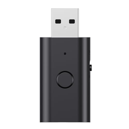 5.3 transceiver 2-in-1 BT Receiver, USB Bluetooth Adapter,Wireless Audio Adapter, Low Latency, Power by USB for PC Home/Car Sound System