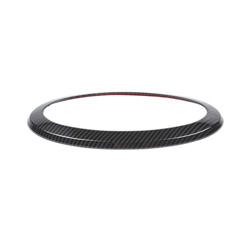 Car Front Grille Nameplate Emblem Trim for Ford F150 F-150 2021-2025 Grill Logo Ring Decoration Cover Exterior Accessories, Carbon Fiber Look Without Camera Hole - color: Carbon Fiber Look, size: WITHOUT Camera Hole