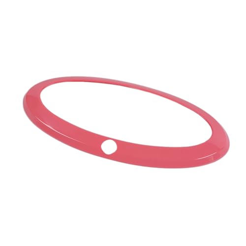 Car Front Grille Nameplate Emblem Trim for Ford F150 F-150 2021-2025 Grill Logo Ring Decoration Cover Exterior Accessories, Pink with Camera Hole - color: Pink, size: WITH Camera Hole
