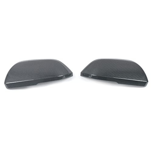 for Volkswagen Atlas 2018 2019 2020 2021 2022 2023 Atlas Cross Sport Side Rearview Mirror Cover, Carbon Fiber Pattern Auto Exterior Atlas Accessories - size: SIDE MIRROR COVER-2PCS