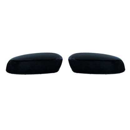 AtticZone Side Mirror Caps Covers Compatible with GMC Sierra Yukon, Chevrolet Silverado Suburban 1500 2500 3500 HD Avalanche Tahoe 2007-2013, Glossy Black - color: Glossy Black