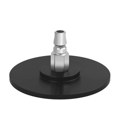 Large Suction Cup Base Adapter for Vac-U-Lock Machine Air Connector Device Attachments Accessory Gift 12cm/4.7in Diameter (Black) - color: Black-large