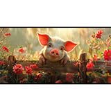 Cute Pig Car Windshield Sunshades, 59" L x 31.5" W, Blocks UV Rays, Sun Visor Protector for Car, Sedan, Truck, SUV - color: Cute Pig