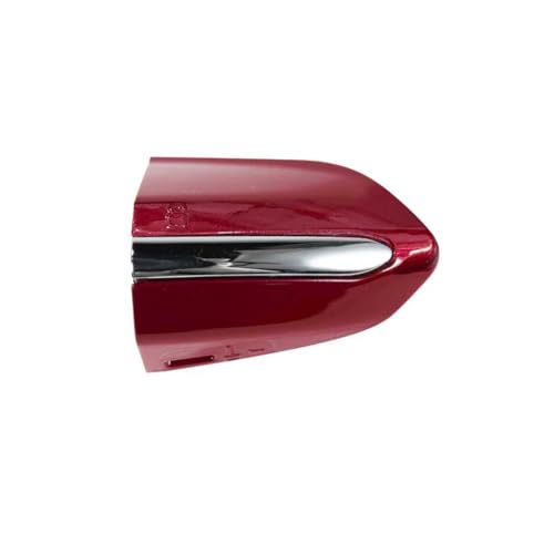 Car Front Left Exterior Door Handle Lock Cover fits for Ford Fusion 2013 2014 2015 2016 2017 2018 2019 2020 DS7Z 54218A15-DC Door Handle Lock Bezel Cover Cap Red with Bright Stripes - color: Red, size: With electroplating