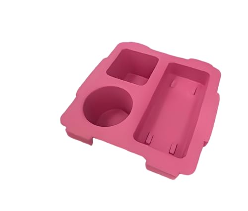 Top Cup Phone Holder Tray Storage Lid for Stanley Compatible with Bogg Bag XL Cover, Cup Organizer Holder Waterproof Silicone Multifunctional Storage Box for Outdoor Beath Camping Travel (Red, L) - color: Red, size: L