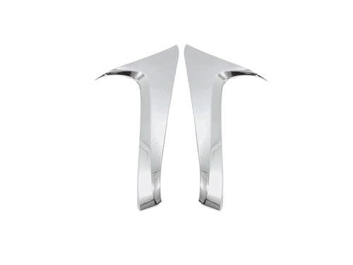 Rear Window C Pillar Side Wing Triangle Cover Trim Compatible with Toyota RAV4 2025 2024 2023 2022-2019 Exterior Car Accessories ABS 2PCS(Glossy Chrome Style) - color: Glossy Chrome Style