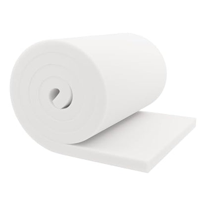 GoTo Foam 1" Height x 24" Width x 72" Length 44ILD (Firm) Upholstery Cushion Made in USA - color: Firm, size: 1x24x72