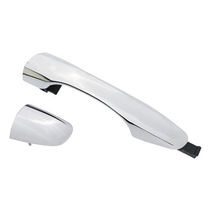 APPERFiT Exterior Door Handle w/End Cap Cover for Rear Door Left Driver Side Chrome Compatible with Kia Sorento 2016 2017 2018 2019 2020 Replaces 82651-C5010 83652-C5010 - size: RL