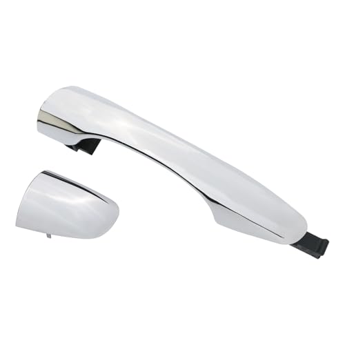 APPERFiT Exterior Door Handle w/End Cap Cover for Rear Door Left Driver Side Chrome Compatible with Kia Sorento 2016 2017 2018 2019 2020 Replaces 82651-C5010 83652-C5010 - size: RL