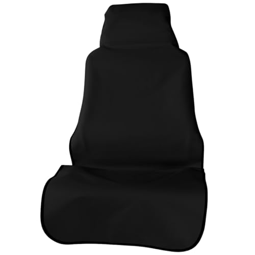 ZIMISI Waterproof Car Seat Cover, Dustproof Sweatproof Car Seat Protector, Washable Bucket Front Seat Covers, Universal Automotive Interior Accessories for Cars, SUVs, Trucks (Black) - color: Black