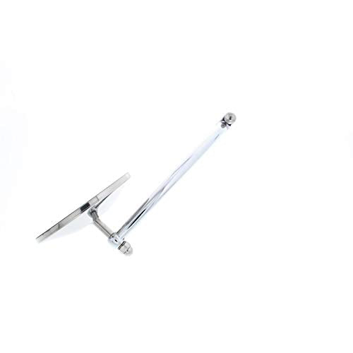 Stainless Steel Outside Rear View Mirror with Hinge Pin, Fits 1935-1940 Ford Cars and 1948-1952 Ford Pickups, Chrome Plated Diecast Arm Fits Both Sides, Sold Individually, Includes Hinge Pin