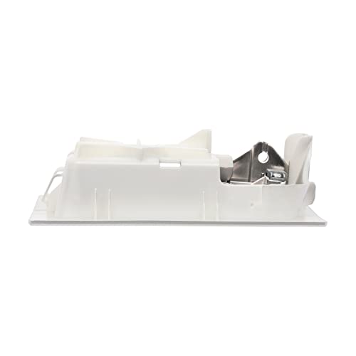 Gledewen Interior Door Handle, Compatible with 2009-2014 Ford F150, Front/Rear Inside Right Passenger Side | CL3Z-1522600-GA 9L3Z-1522600-CB 90825 | Chrome Lever Gray Housing Inner Handle - color: Chrome Inner Right