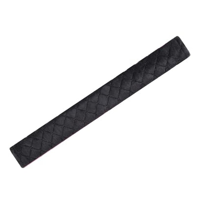 Amooca Soft Automotive Seat Belt Cover Seatbelt Shoulder Pad Neck Protector Cushions Universal Fit SUV Trucks Backpack Black Extra Long 19.7in - color: Black, size: 19.7in-1pc