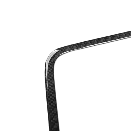NVCNX Real Premium Carbon Fiber Accessories for Dodge Durango 2011-2013 2012 Car Dash Board Dashboard Infotainment System Panel Cover Interior Trim Sticker Decal 4PCs - color: 2011-2013 Dash Infotainment System Panel Trim