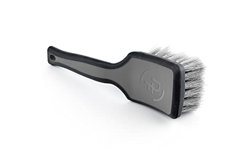 Detail Factory - ProGrip Tire Brush - Ergonomic ProGrip Handle, Stiff Synthetic Bristles, Ergonomic Design, Clean Your Tires with Ease - Grey - color: Gray, size: Standard