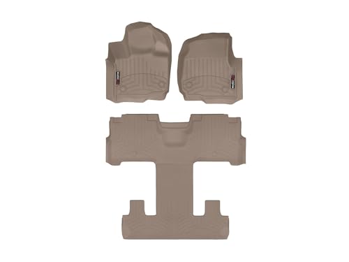 WeatherTech Custom Fit FloorLiners for Ford Expedition - Full Set (451665-1-4), Tan - color: Tan