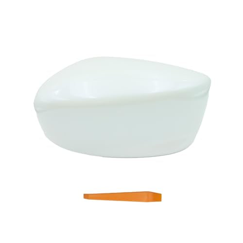 Passenger Right Side Mirror Cover Cap Compatible with Honda Accord 2008-2012 White - color: White, size: Right Passenger Side