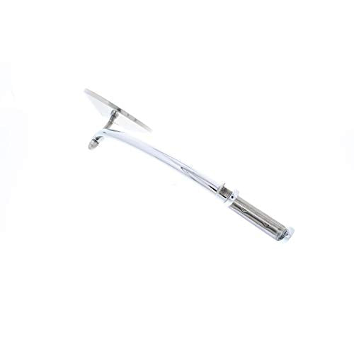 Stainless Steel Outside Rear View Mirror with Hinge Pin, Fits 1935-1940 Ford Cars and 1948-1952 Ford Pickups, Chrome Plated Diecast Arm Fits Both Sides, Sold Individually, Includes Hinge Pin