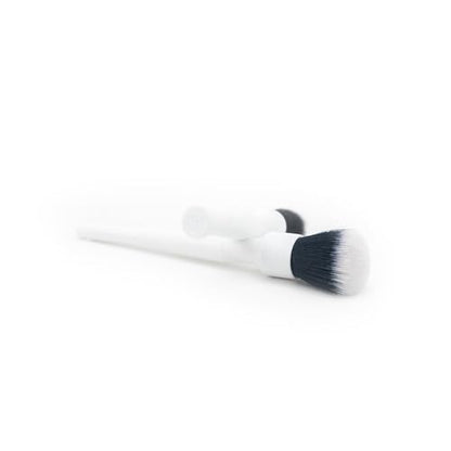 Detail Factory - Synthetic Detailing Brush Set - Ultra-Soft Interior Car Cleaning Brushes for, Screens, Emblems, & Tight Spaces - White - color: White