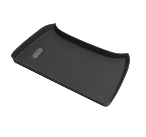 LUWU 2026 Crosstrek Wireless Charging Anti-Slip Mat Compatible with 2024 2025 2026 Crosstrek Accessories Silicone Protective Pad Liner Protective Pad Center Console Phone Charger Liner Mat Black - color: 2024-2026 Crosstrek Center Console Mat
