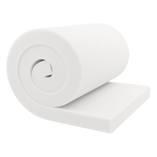 GoTo Foam 2" Height x 24" Width x 72" Length 43ILD (Firm) Upholstery Cushion Made in USA - color: Firm, size: 2x24x72