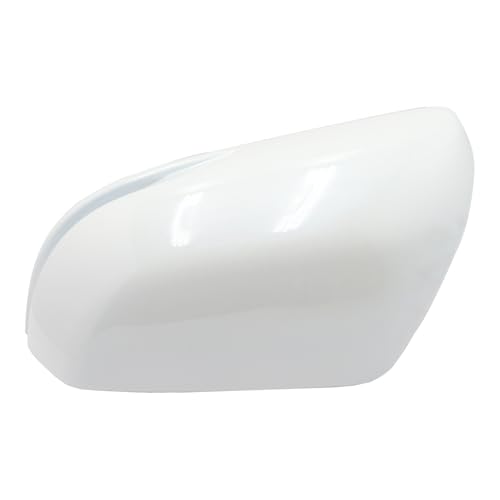 Left Driver Side Replacement Mirror Cover Compatible with 2017-2022 Honda CR-V CRV,2016-2022 Honda HRV HR-V Exterior Door Side Rearview Mirror Cap Cover With Turn Signal Light Pearl （White） - size: Left White