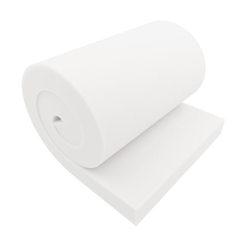 GoTo Foam 3" Height x 24" Width x 72" Length 44ILD (Firm) Upholstery Cushion Made in USA - color: Firm, size: 3x24x72