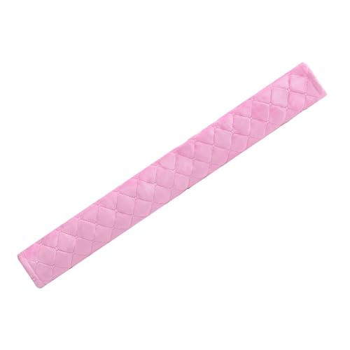 Amooca Soft Automotive Seat Belt Cover Seatbelt Shoulder Pad Neck Protector Cushions Universal Fit SUV Trucks Backpack Pink Extra Long 19.7in - color: Pink, size: 19.7in-1pc
