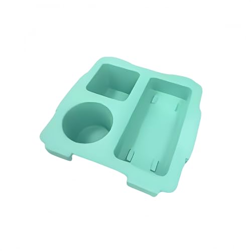 Top Cup Phone Holder Tray Storage Lid for Stanley Compatible with Bogg Bag XL Cover, Cup Organizer Holder Waterproof Silicone Multifunctional Storage Box for Outdoor Beath Camping Travel (Green, L) - color: Green, size: L