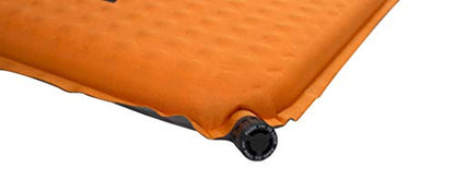 Teton Camping Seat Cushion; Stadium Seat; Office Chair; Car Pad; Inflatable, Orange - color: Orange