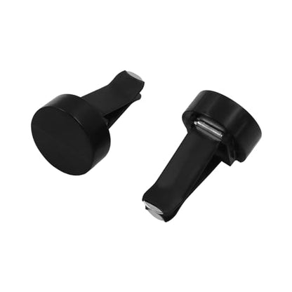 Bonsicoky 100 Pcs Square Head Car Vent Clips with Round Plastic Slot Head, Air Freshener Clips for Office Home Car Air Conditioner Outlet, Black - color: Black(with Round Slot Head), size: 100 Pcs