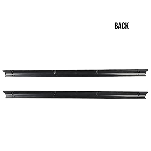 G-PLUS Door Sill Scuff Plate Protector Pair Set LH & RH Sides Compatible with 1992-2011 Ford Ranger F57Z1013208A Black - size: 92-11 Ford Ranger