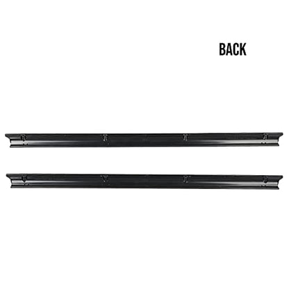 G-PLUS Door Sill Scuff Plate Protector Pair Set LH & RH Sides Compatible with 1992-2011 Ford Ranger F57Z1013208A Black - size: 92-11 Ford Ranger