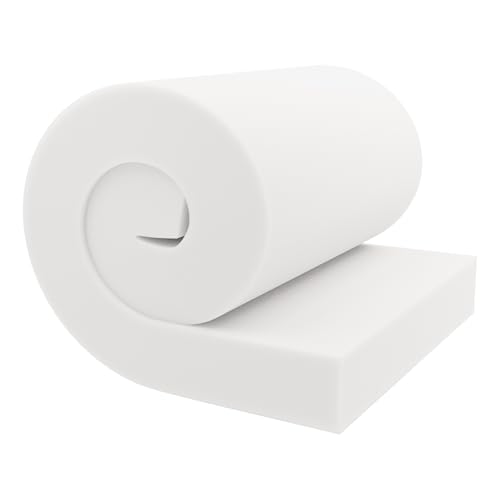 GoTo Foam 6" Height x 24" Width x 72" Length 36ILD (Semi-Firm) Upholstery Cushion Made in USA - color: Semi-firm, size: 6x24x72