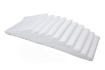 Autofiber [Mr. Everything] Premium Paintwork and Coating Leveling Towel (16"x16") 10 Pack (White) - color: White