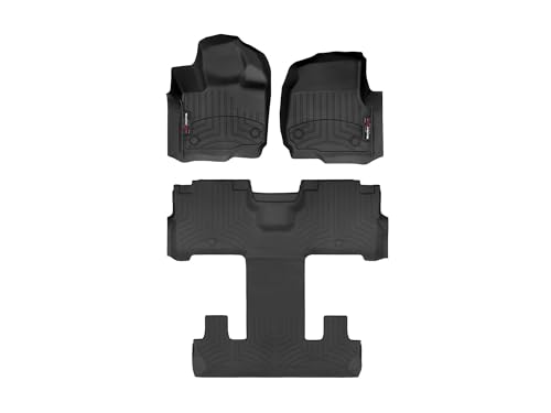 WeatherTech Custom Fit FloorLiners for Ford Expedition - Full Set (441665-1-4), Black - color: Black