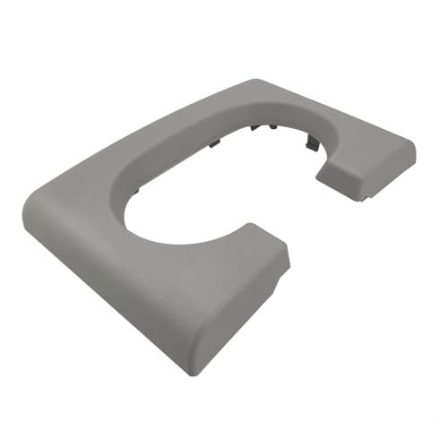 Center Console Cover Cup Holder Armrest Replacement Pad Compatible with Ford F150 2004-2014 Grey(Hard Plastic NOT Padded) - color: Grey, size: <2004-2014>