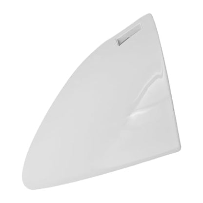 Car Front Left Side Door Handle Key Cover Cap Compatible with Hyundai Elantra MK7 2020 2021 2022 2023 Replace Part 82652-AA100 Door Handle End Bezel (Front Left, White) - color: White
