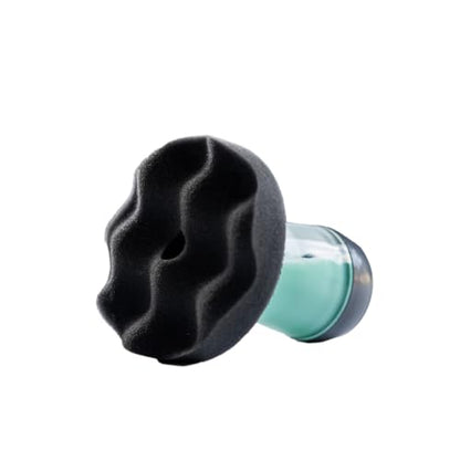 ExoForma Flow Tire Shine Applicator | Reusable Car & Truck Tire Dressing Applicator for No-Drip, Streak-Free Shine | Works with All Tire Shine & Gels | Professional Car Detailing Tool