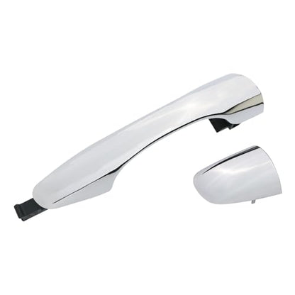 APPERFiT Exterior Door Handle w/End Cap Cover for Rear Door Right Passenger Side Chrome Compatible with Kia Sorento 2016 2017 2018 2019 2020 Replaces 82661-C5010 83662-C5010 - size: RR