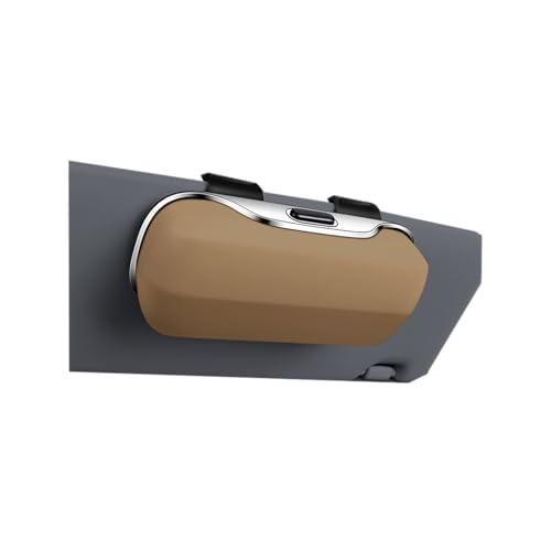 GDQ Sunglasses Holder for Car Visor Glasses Case|Car Sunglass Holder|Eyeglass Holder|Press Silent Shockproof Dustproof (Beige) - color: Beige2