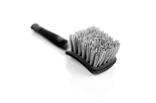Detail Factory - ProGrip Tire Brush - Ergonomic ProGrip Handle, Stiff Synthetic Bristles, Ergonomic Design, Clean Your Tires with Ease - Grey - color: Gray, size: Standard