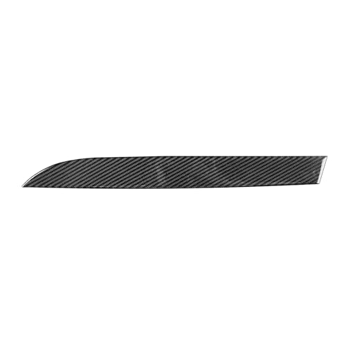 Carbon Fiber Passenger Side Central Control Dashboard Panel Trim Interior Compatible with Toyota Camry 2007 2008 2009 2010 2011 Accessoriess - color: Black 15