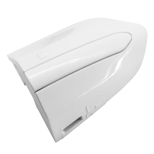 Front Exterior Driver Door Handle Lock Bezel Cover Cap Fits for Ford Fusion 2013-2020 Ford Edge 2015-2020 Replace DS7Z-54218A15-DC (Pure White) - color: White, size: Withoout Electroplating