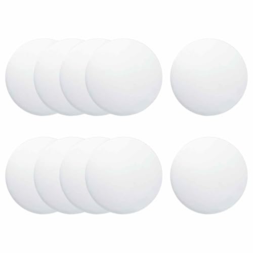 10 Pcs Round Anti-Slip Mat, 4.72" Diameter Phone Grip Pad Non-Slip Silicone Mat Anti-Skid Holder for Phone Keys Sunglasses Electronic Devices, Clear - color: Clear, size: 4.72"