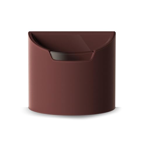 Leakproof Car Trash Can,Mini Car Trash Bin for SUV and Truck,Small Removable Liner Garbage Can,Waterproof Automotive Trash Can for Vehicle,Home,Office,Multipurpose,Easy to Clean (Wine Red) - color: Wine Red
