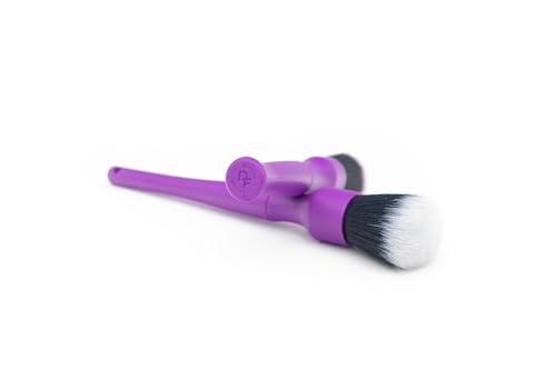 Detail Factory - Synthetic Detailing Brush Set - Ultra-Soft Interior Car Cleaning Brushes for, Screens, Emblems, & Tight Spaces - Purple - color: Purple