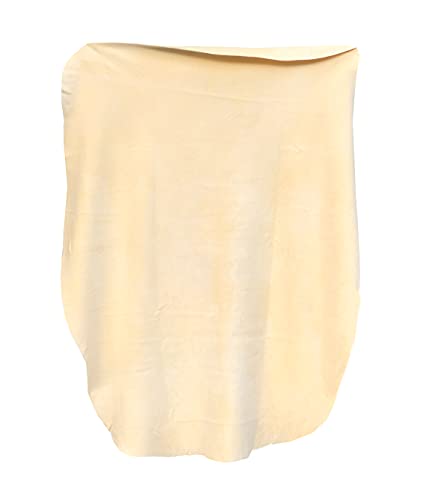 SHEEPSKIN ELITE Chamois Drying Cloth Car Drying Towel Real Leather Super Absorbent Fast Drying Natural Chamois Car Wash Cloth Accessory (5 sq ft) - size: 5 sq. ft.